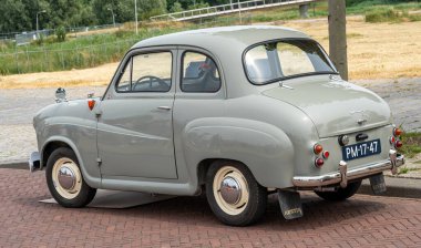 Lelystad, Hollanda, 18.06.2023, The National Old Day 'de 1957 yılından Austin A35.