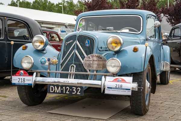 Lelystad Países Bajos 2023 Classic Car Citroen Traction Avant Desde — Foto de Stock