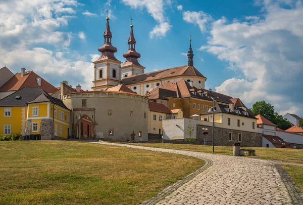 Historiska Stadskärnan Kadan Regionen Usti Nad Labem Tjeckien — Stockfoto