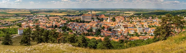 Panorama Mikulov Região Morávia Sul República Checa — Fotografia de Stock