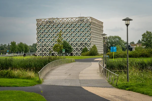 Wageningen Nederländerna 2023 Wageningen University Och Forskning Över Atlas Buidling — Stockfoto