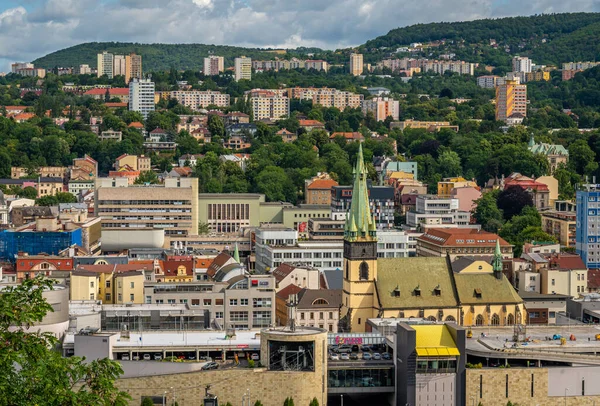 Usti Nad Labem República Checa 2023 Cityscape Usti Nad Labem — Fotografia de Stock