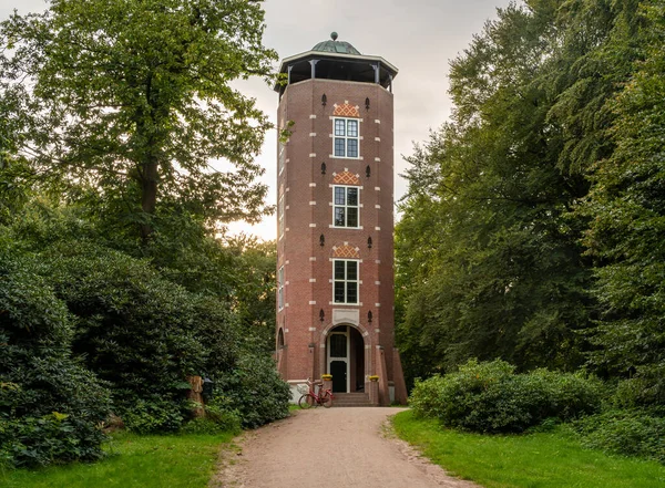 Vista Histórica Torre Vigilancia Koepel Pueblo Lunteren Países Bajos —  Fotos de Stock