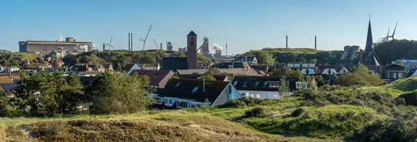 Panorama Wijk Aan Zee Holanda Norte Países Baixos — Fotografia de Stock