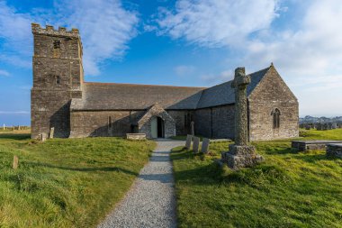 St Materiana Kilisesi Tintagel, Cornwall, Birleşik Krallık