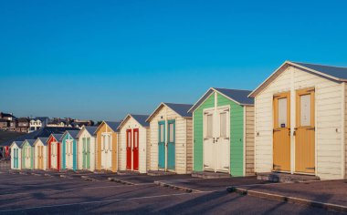 Bude, Cornwall, İngiltere 'deki Summerleaze Sahili