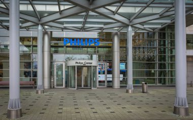 Amsterdam, Hollanda, 14.02.2025, Amsterdam 'daki Royal Philips elektronik şirketinin genel merkezi.