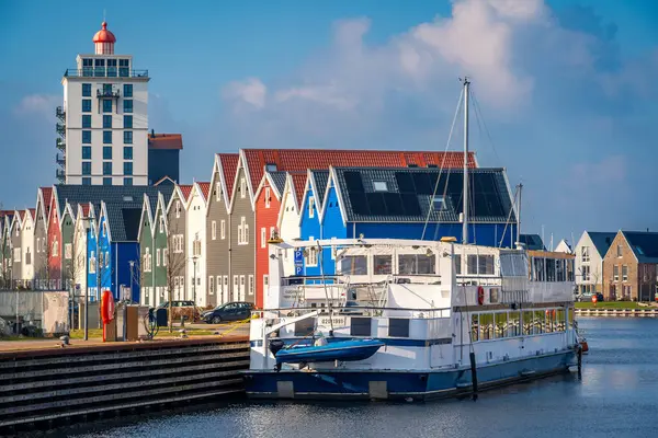 Harderwijk Marina Renkli Evler, Gelderland, Hollanda