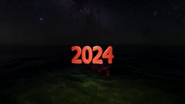 Bonne Année 2024 Vient Remplacer 2023 Nouvel 2024 Arrive Avec — Video