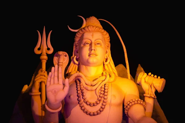 Hermosa Estatua Del Señor Shiva — Foto de Stock