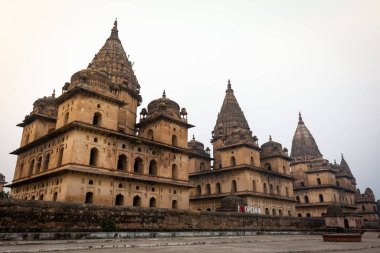 Hindistan, Madhya Pradesh Orchha Kraliyet Cenotapları.