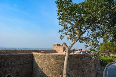 JHANSI, UTTAR PRADESH, Hindistan - 12 Mayıs 2023: Jhansi kalesi, Jhansi, Uttar Pradesh, Hindistan.