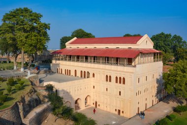 JHANSI, UTTAR PRADESH, Hindistan - 12 Mayıs 2023: Jhansi kalesi, Jhansi, Uttar Pradesh, Hindistan.