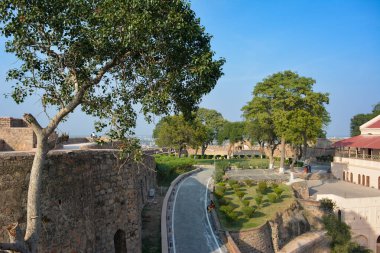 JHANSI, UTTAR PRADESH, Hindistan - 12 Mayıs 2023: Jhansi kalesi, Jhansi, Uttar Pradesh, Hindistan.