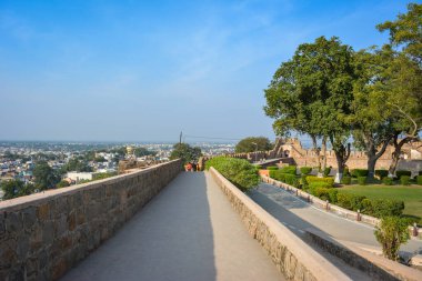 JHANSI, UTTAR PRADESH, Hindistan - 12 Mayıs 2023: Jhansi kalesi, Jhansi, Uttar Pradesh, Hindistan.