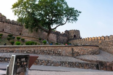 JHANSI, UTTAR PRADESH, Hindistan - 12 Mayıs 2023: Jhansi kalesi, Jhansi, Uttar Pradesh, Hindistan.