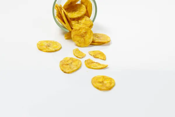 Chips Kerala Chips Banana Item Lanche Cult Kerala Imagem Isolada — Fotografia de Stock