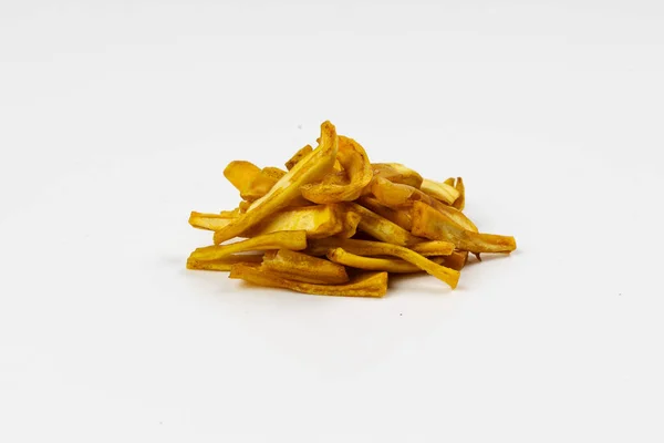 Jackfruit Chips Kerala Special Snack Made Using Raw Jackfruit Isolated — 图库照片
