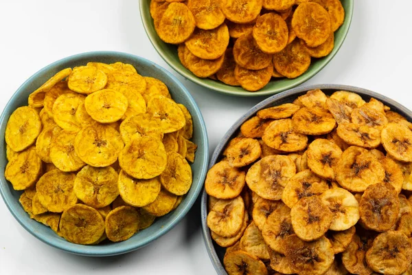 Kerala Chips Banana Chips Cult Snack Item Kerala Isolated Image — Stock Photo, Image