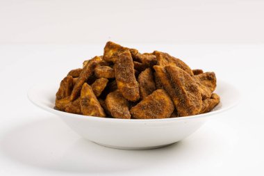  Sharkara Upperi ya da Sarkara Varatti, Kerala 'dan popüler tatlı bir atıştırmalıktır..