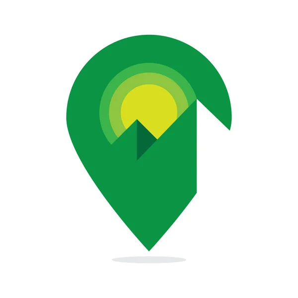 location map, pin icon. vector illustration