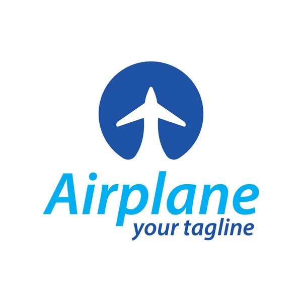 Vliegtuig Logo Ontwerp Vector Template — Stockfoto