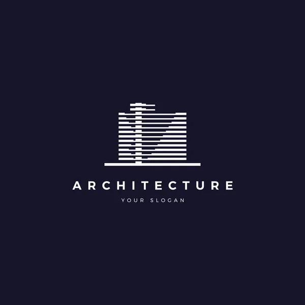 Vector Ilustración Del Logotipo Moderno Ciudad —  Fotos de Stock