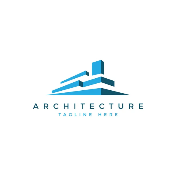 Logodesign Für Immobilien Abstraktes Haus Und Wohnungskonzept — Stockfoto