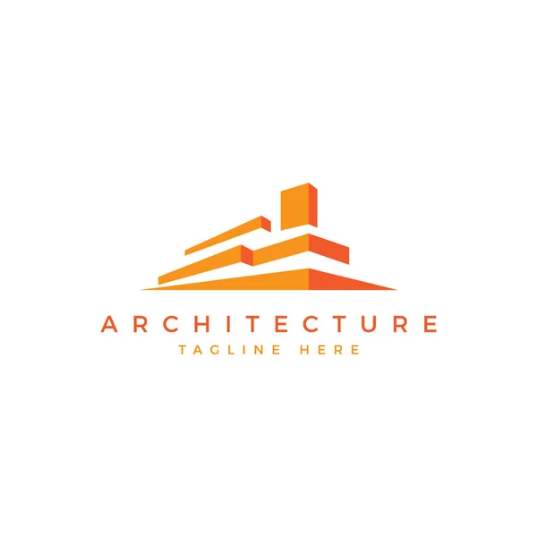 Haus Gebäude Vektor Logo Vorlage — Stockfoto