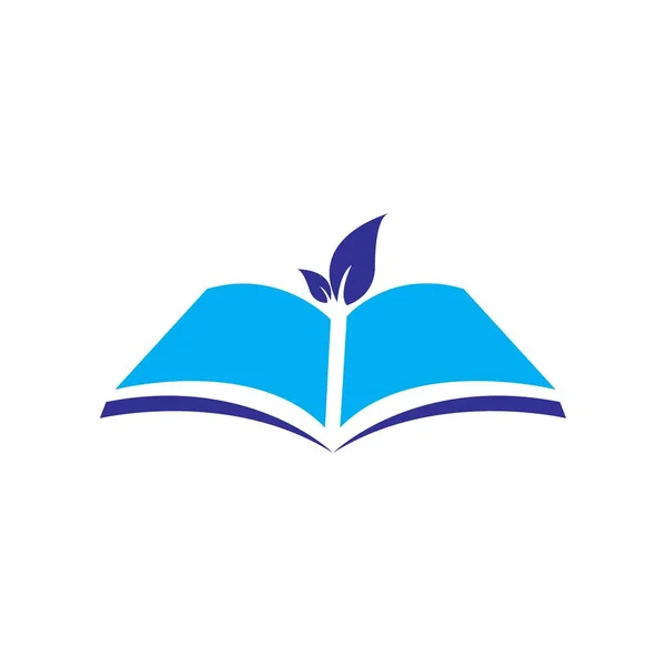 book logo template vector icon illustration design