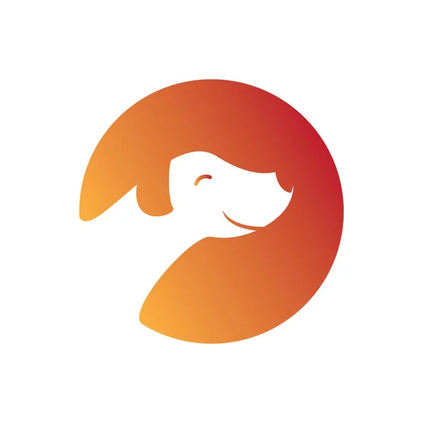 Hund Symbol Vektor Illustration — Stockfoto