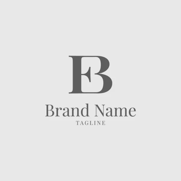 Bokstav Logotyp Design Vektor Mall — Stockfoto