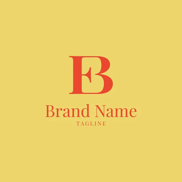 Bokstav Logotyp Design Med Modern Stil — Stockfoto
