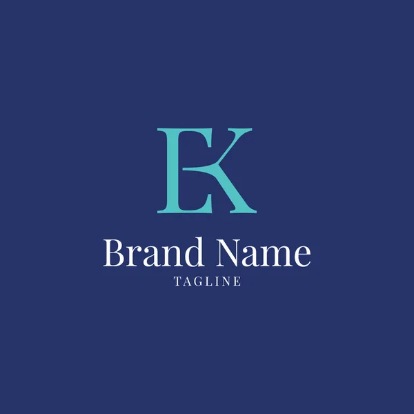 Initiële Letter Logo Ontwerp Vector Template — Stockfoto