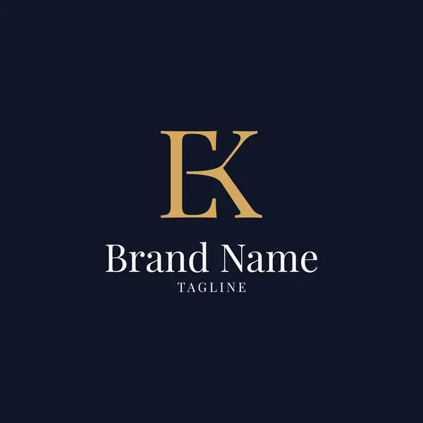 Letter Initial Royal Template Elegant Monogram Design — Stock Photo, Image