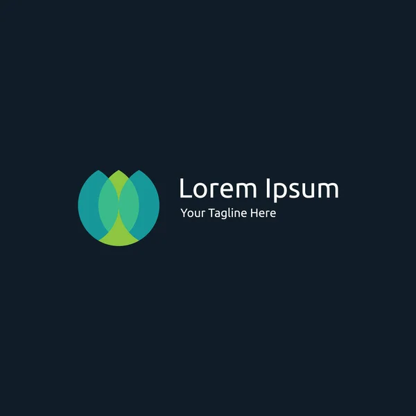 Abstracte Bloem Logo Template — Stockfoto