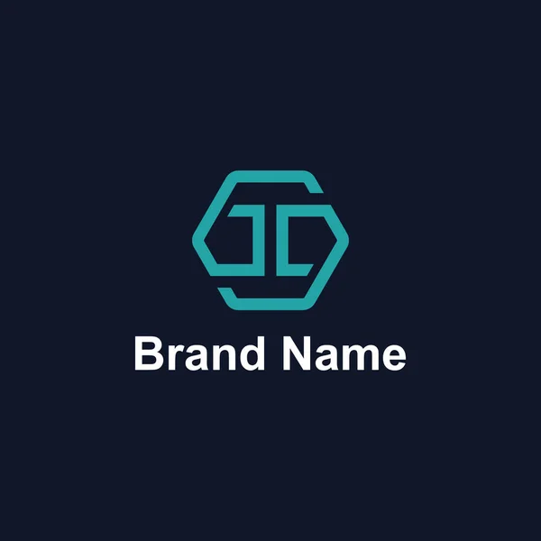 Buchstabe Logo Design Vektor Vorlage — Stockfoto