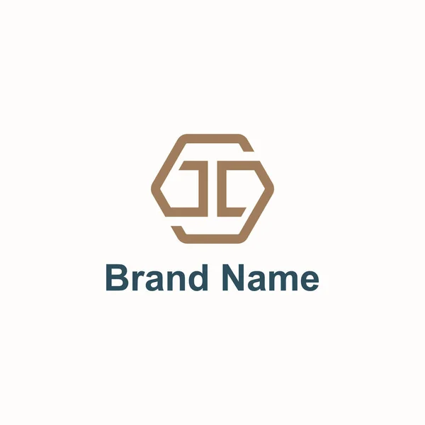 Letra Logotipo Diseño Vector Plantilla — Foto de Stock