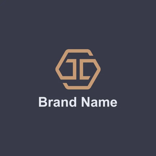 Bokstav Logotyp Design Vektor Mall — Stockfoto