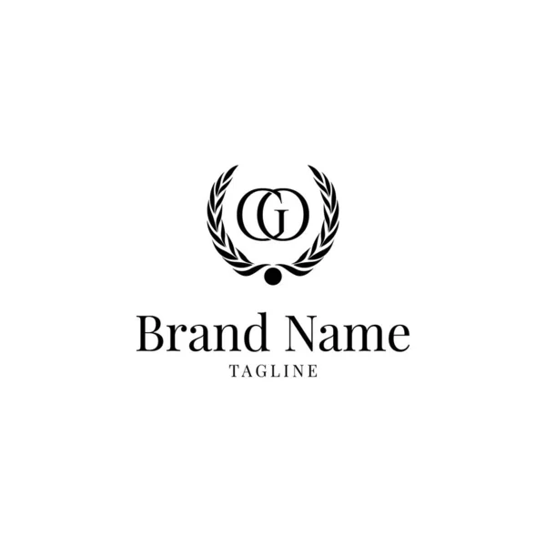 Letra Inicial Logotipo Plantilla Vector Icono Ilustración Diseño — Foto de Stock