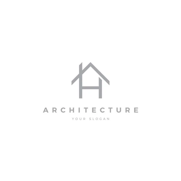 Логотип Недвижимости Вектор Икон Современного Стиля — стоковое фото