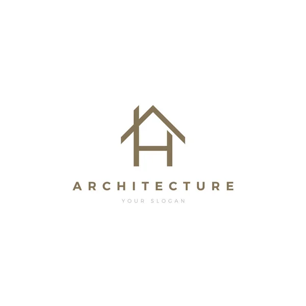 Дизайн Логотипа Недвижимости Икона Дома — стоковое фото