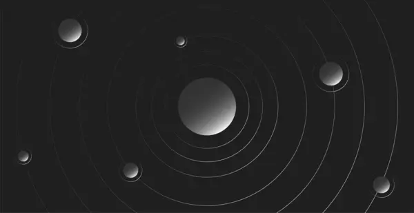 Soyut gelecek teknolojileri. Dinamik çizgiler ve geometrik şekillerle soyut arkaplan.