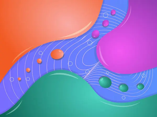 Sıvı tasarım broşürleri. Sıvı gradyanlar, afiş, logo, sosyal yayın için tasarım. Gelecekçi trend dinamik elementler. Soyut arkaplan. EPS10 vektörü