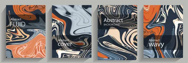 Soyut sıvı boyalar. Kapakların, kartvizitlerin, el ilanlarının, yıllık raporların, posterlerin ve kartvizitlerin tasarımı için geçerlidir. Vektör Eps 10