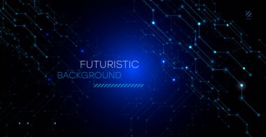 Soyut devre kartı teknolojisi. Teknolojik tasarım. Yüksek teknoloji dijital teknoloji kavramı. Vektör