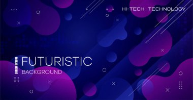 Değişken şekilli sıvı arkaplan. Akışkan gradyan bileşimi. Fütürist tasarım geçmişi. Dinamik renkli formlar ve çizgi. Eps10 vektörü.