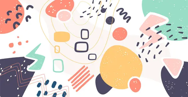 İskandinav renk soyutlaması. İskandinav tarzı ve geometrik doku öğeleri. Kumaş tekstil vektör arkaplanı için harika. Duvar kağıdı, poster ve afiş olarak kullanın..