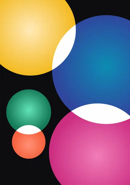 Geometrik Şekillerle Soyut Boyama. Minimalist grafikler. Vektör EPS 10