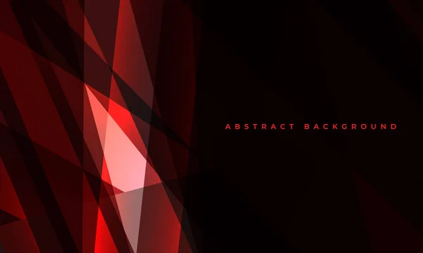 Абстрактный Темно Красный Фон Геометрическими Динамическими Светящимися Многоугольными Фигурами Современный — стоковый вектор